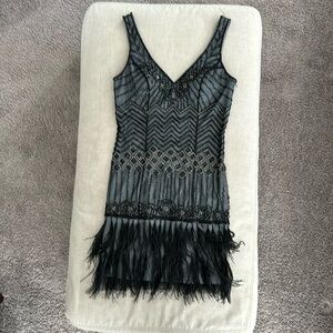Beaded Sue Wong Vintage mini dress